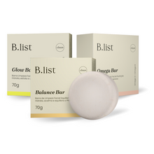 Carregar imagem no visualizador da galeria, Kit Tratamento Barra Glow + Balance + Omega Bar Blist 3x70g
